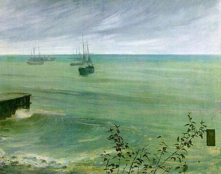 James Abbott McNeil Whistler Symphony in Grey and Green oil painting picture
